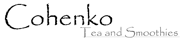 Cohenko tea and smoothies